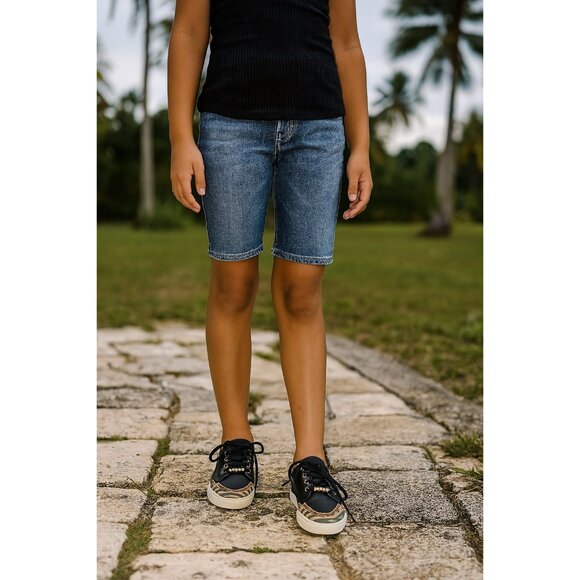 Naturalizer 8.5 Leopard Zebra Print Black Leather Sneaker Black Beige Shoes - Picture 11 of 15